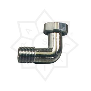 OTTONE CROMATO CURVETTA C/DADO 1/2M x 3/4F