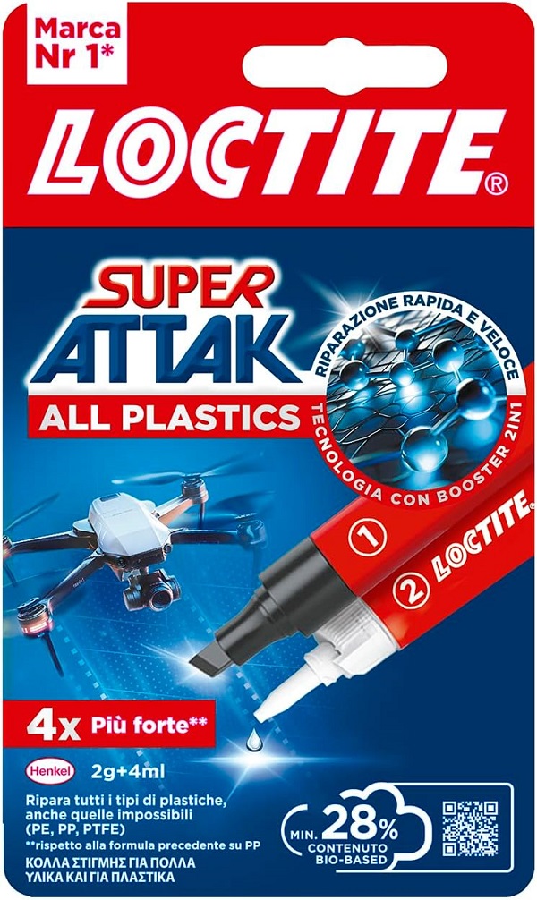 ATTAK PLASTICA ALL PLASTICS gr 2 + 4 ml