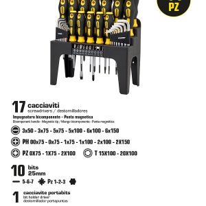 SERIE GIRAVITI E BITS CON STAND (PZ. 44) MAURER 900072