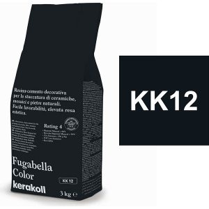 STUCCO FUGHE FUGABELLA NERO Kg 3 KK 12 KERAKOLL